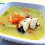 Crab Claw Soup, an Authentic Belizean Food at El Fogon
