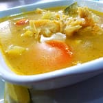 Conch Soup, an Authentic Belizean Food at El Fogon